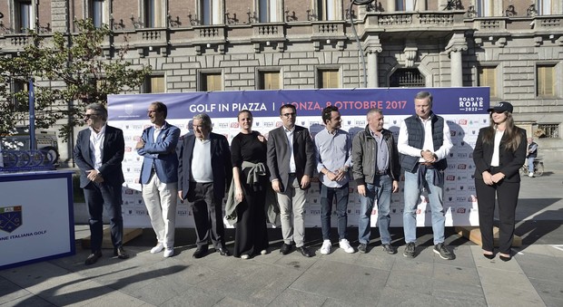 Road to Rome 2022, il golf finisce in piazza a Monza