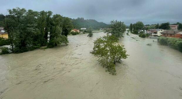 Un'immagine dell'alluvione che ha colpito l'Emilia-Romagna