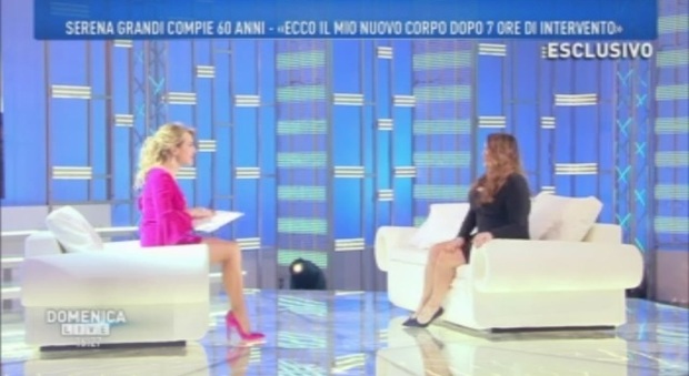 Serena Grandi rivela in tv: «Sono stata molestata da un prete quando avevo 8 anni»