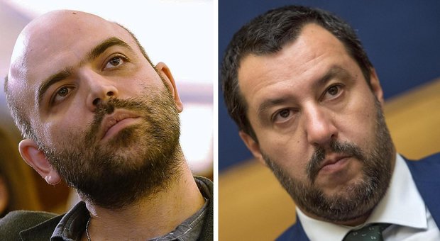 Saviano indagato per diffamazione dopo l'esposto di Salvini