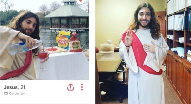 "Gesù è tornato e cerca l'amore su Tinder": ecco chi si cela dietro l'account