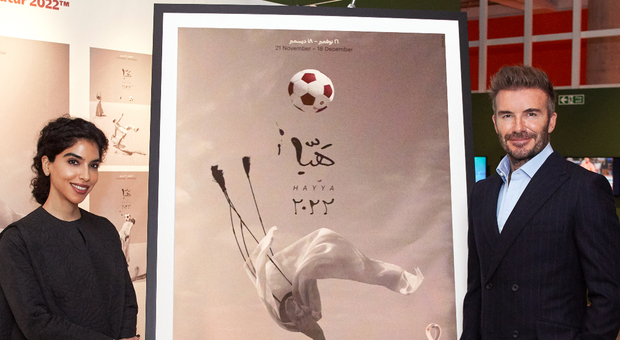 L'artista che ha disegnato i poster per la Fifa: «Ai Mondiali di calcio vinco con la mia creatività»