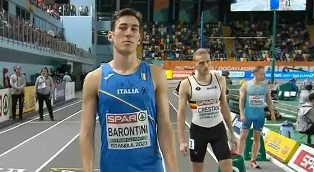 Barontini, un sogno lungo 800 metri: l'anconetano finisce ottavo nella finalissima degli Europei Indoor di Istanbul