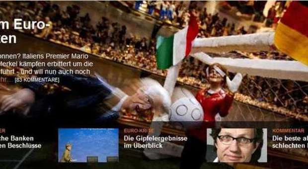 I media tedeschi: «Sconfitti dai due SuperMario, Balotelli e Monti»