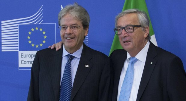 Migranti, incontro Gentiloni-Juncker: «L'Italia può contare sulla Ue»