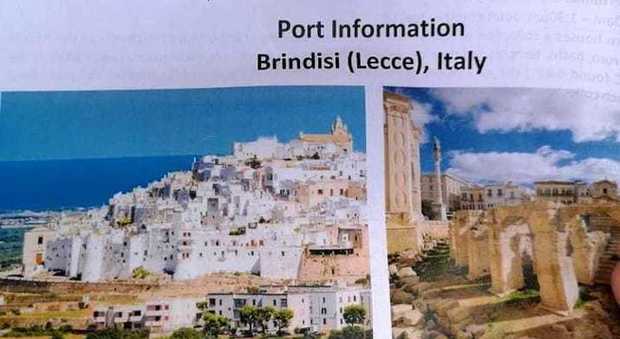 Gaffe sul depliant per crocieristi: "Brindisi è in provincia di Lecce"
