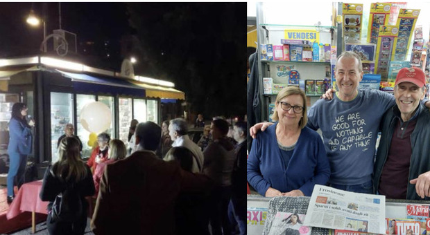 Edicole Frosinone, luci accese e sit-in contro la crisi: «Siamo un servizio indispensabile»