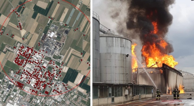 Esplosioni e incendio nella distilleria a Faenza, evacuati i lavoratori. Il sindaco: «State lontani»