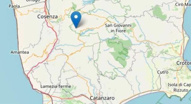 Terremoto, paura in Calabria: forte scossa nel Cosentino