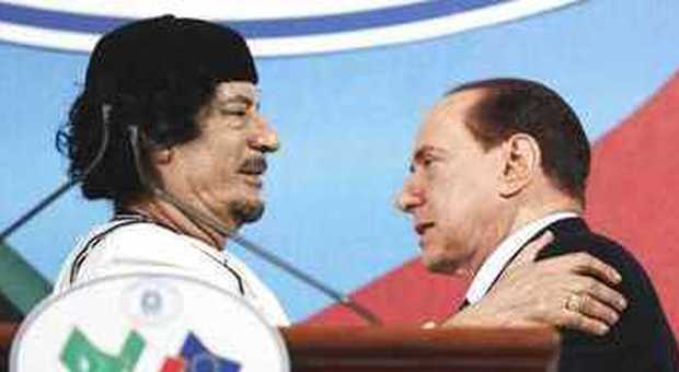 Gheddafi e Berlusconi
