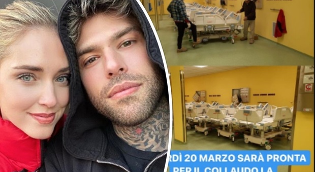 Chiara Ferragni, Fedez mostra il nuovo reparto di terapia intensiva al San Raffaele: «Venerdì pronto, creato in 12 giorni»