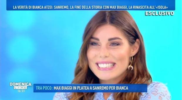 Bianca Atzei dimentica Max Biaggi: «Ho una nuova storia d'amore»