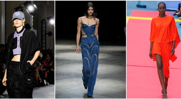 Tendenze dalle Fashion week: dal total denim ai pantaloni palazzo, 4 trend per la prossima primavera