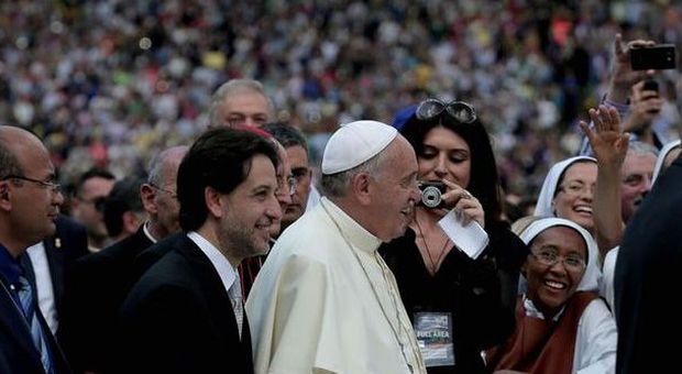 Papa Francesco allo stadio Olimpico. «Gli anziani sono la nostra forza e la nostra saggezza»