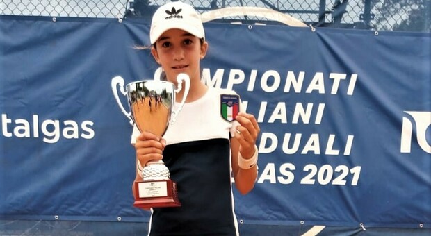 Tennis, anno magico: a 11 anni Ludovica campionessa italiana