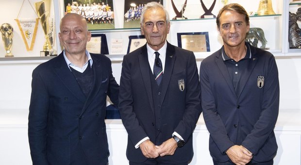 Federcalcio, la Nazionale di Gravina: «Con Mancini è tornato l'entusiasmo»