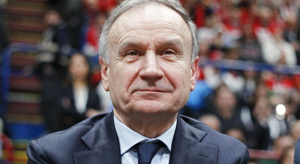 Il presidente della Federbasket Gianni Petrucci