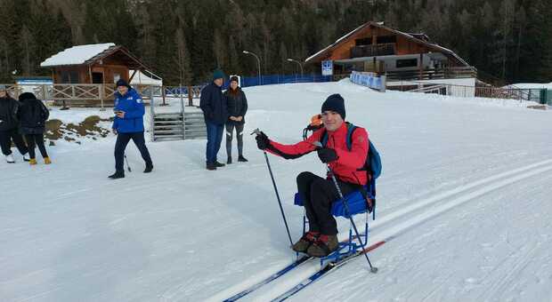 Cortina, atleti paralimpici chiamati a provare i dispositivi per lo sci di fondo