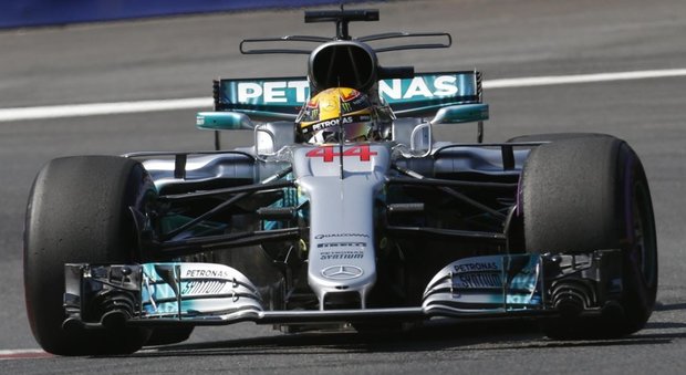 La Mercedes di Lewis Hamilton a Zeltweg