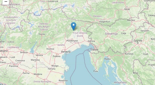 Terremoto a Pordenone, scossa di magnitudo 3.5: paura nella notte