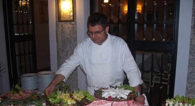 Francesco Saverio Pugliese, titolare e anima del noto ristorante La Casina nel Parco di Cantalupo in Sabina