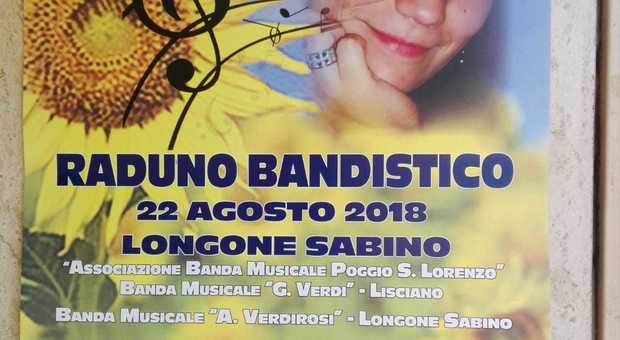 Rieti, concerto bandistico a Longone in onore e ricordo di Chiara Capponi