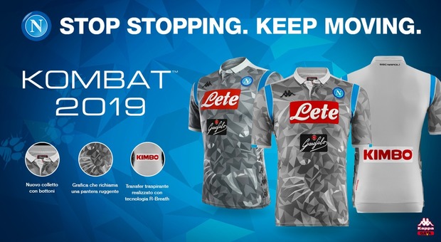 Un Napoli di «ghiaccio»: svelata la terza maglia della nuova stagione