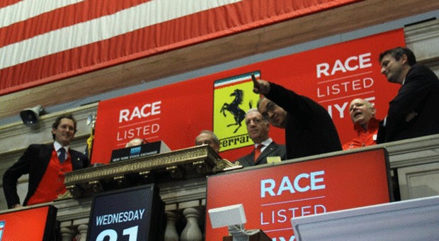 L'avvio delle contrattazioni Ferrari a Wall Street