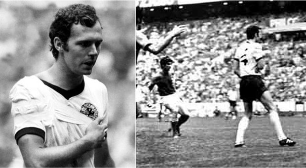 Beckenbauer, il Kaiser e quell'Italia-Germania 4-3 con il braccio fasciato per una spalla lussata. Le immagini che hanno fatto la storia