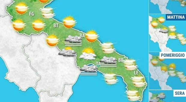 Previsti venti di burrasca: allerta per Pasquetta in Puglia. Le previsioni meteo