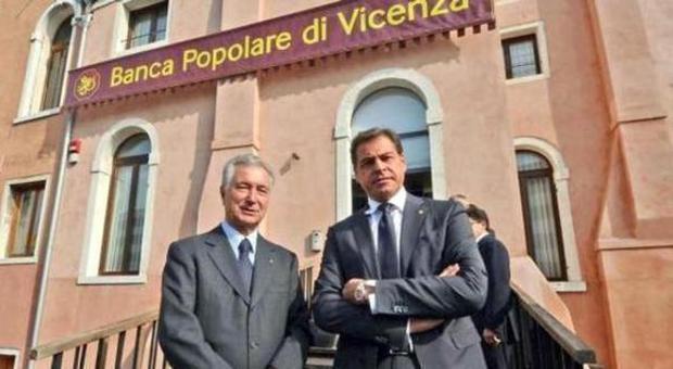 Gianni Zonin e Samuele Sorato, presidente e direttore generale di Popolare Vicenza