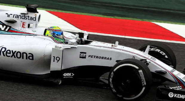 La Williams-Mercedes di Felipe Massa la più rapida a Barcellona