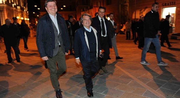 Renato Brunetta con Sandro Grassi (Foto Itzel Cosentino)