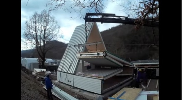 immagine Ecco la casa pieghevole made in Italy, si monta in sei ore (e costa 28 mila euro)