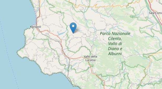 Terremoto vicino Salerno, forte scossa di magnitudo 4.3
