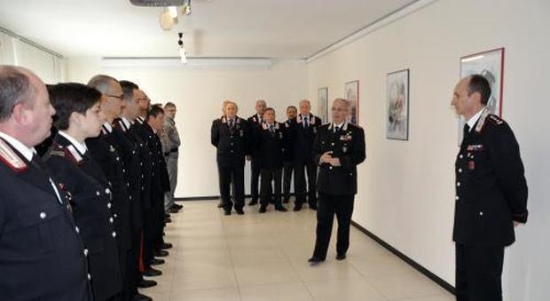 Il comandante interregionale Visone incontra i carabinieri della provincia