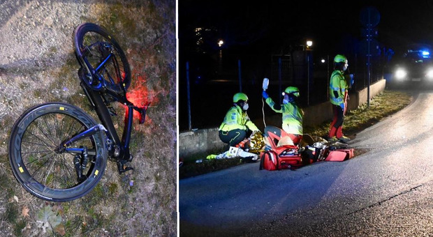 Giovane ciclista investito da un'auto: forte trauma cranico, è grave
