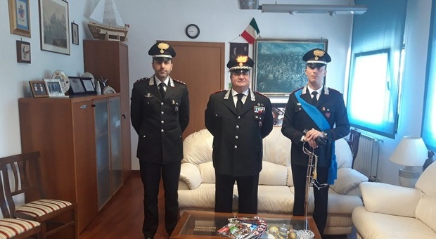 Carabinieri Rieti, un giovane ufficiale in tirocinio alla compagnia