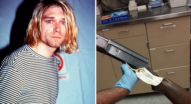 Le foto inedite del fucile con cui si uccise Kurt Cobain