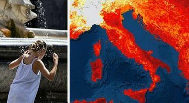 Meteo, ecco Lucifero: Roma, Bari, Latina e Campobasso bollino rosso domani (mercoledì 8 città). Temperature sopra i 45°
