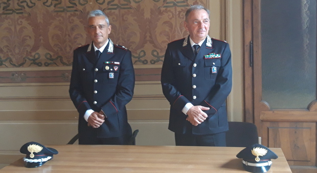 Da sinistra: il maggiore Alessandro Pericoli Ridolfini e il sottotenente Alessandro Bazzurri