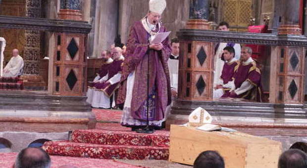 L'omelia del patriarca Moraglia (foto Attualità)