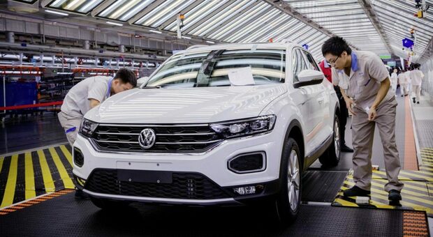 Una fabbrica Volkswagen in Cina