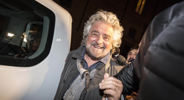 Beppe Grillo a Roma: «Salvini? Se dice una cosa la mantiene»