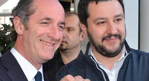 Zaia con Salvini