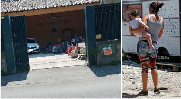 Roma, 4 donne rom (e altrettanti bambini) occupano l'ex caserma dei carabinieri: sgomberate e denunciate