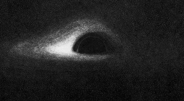 La prima immagine di un buco nero venne svelata da Jean-Pierre Luminet nel 1979