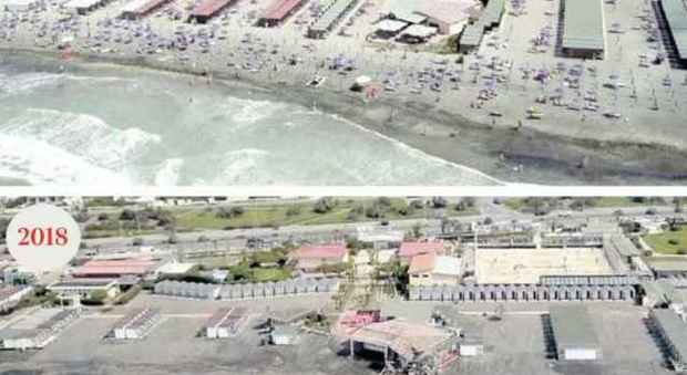 Roma, la spiaggia che non c'è più l'erosione divora il litorale