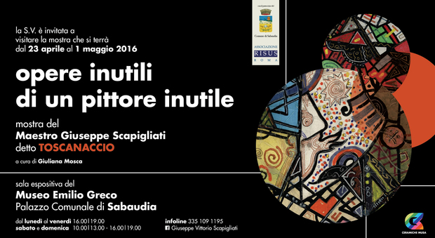 Sabaudia: in mostra al museo Greco le "opere inutili" di Toscanaccio