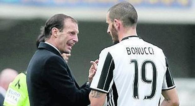 Il diktat di Allegri alla Juventus: «O io o Bonucci»